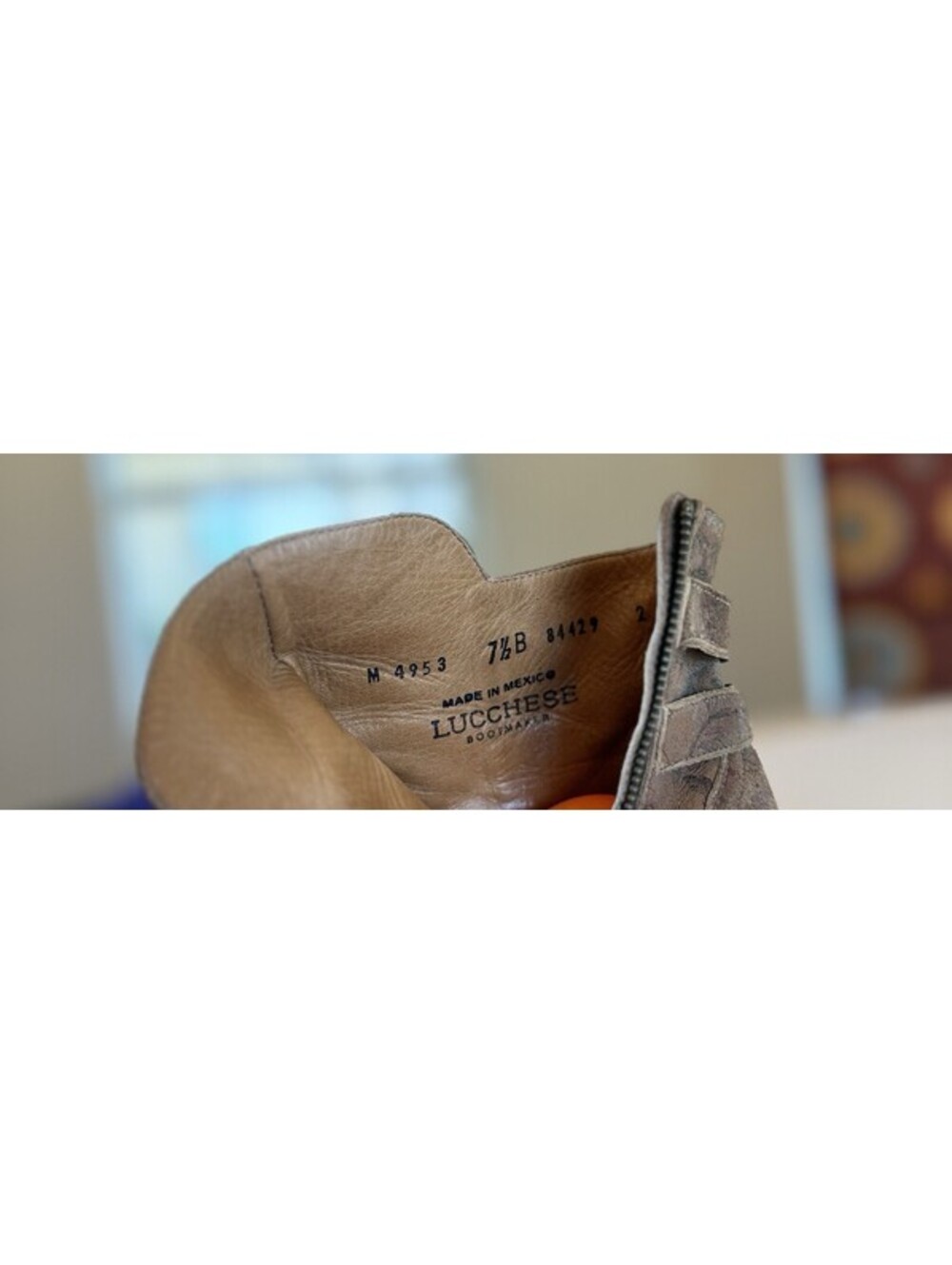 lucchese womens boots 7 1/2